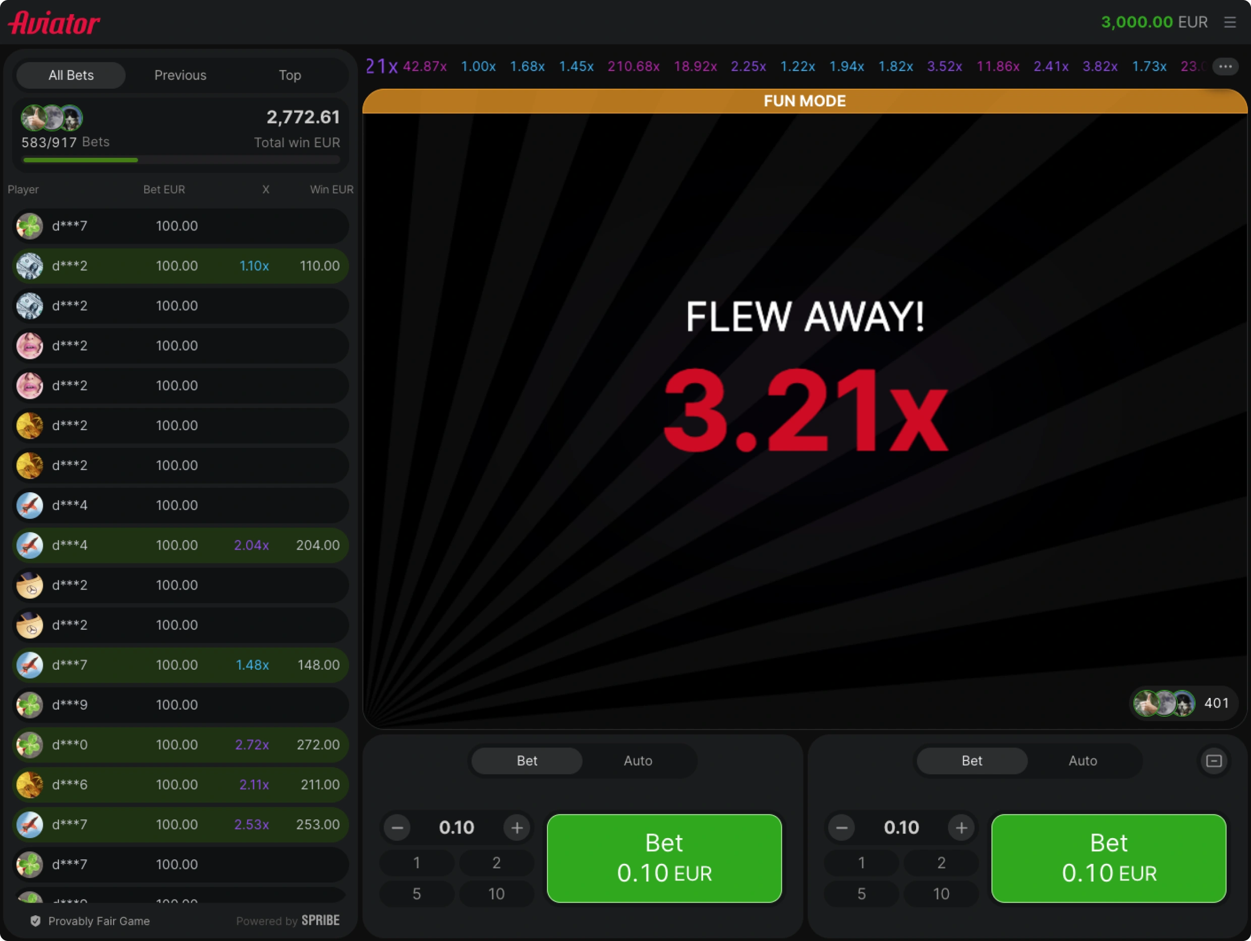 Aviator Game App
